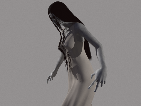 Ghost Woman 3D Model