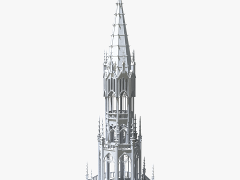 Gothic Tower Model 3D