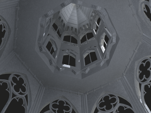 Gothic Tower 3Dモデル