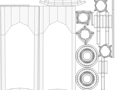 Gothic Tower 3D Model