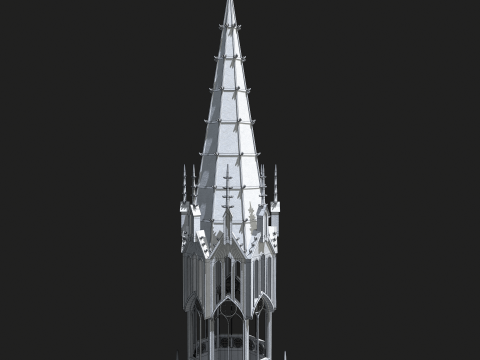 Gothic Tower 3Dモデル
