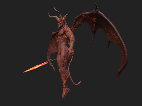 붉은 악마 3D 모델