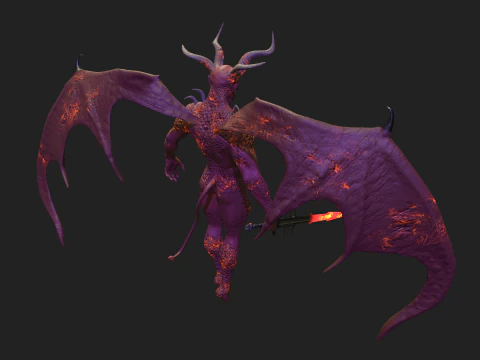 붉은 악마 3D 모델