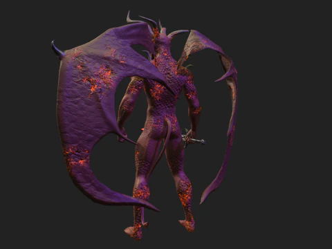 붉은 악마 3D 모델