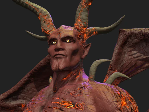 붉은 악마 3D 모델