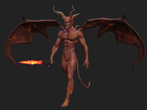 붉은 악마 3D 모델