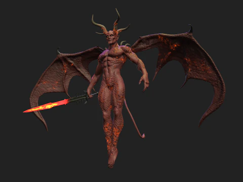 붉은 악마 3D 모델