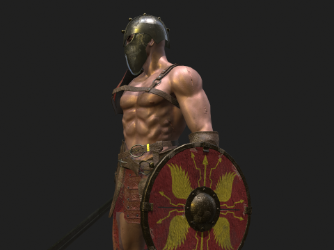 Gladiator 3D Model