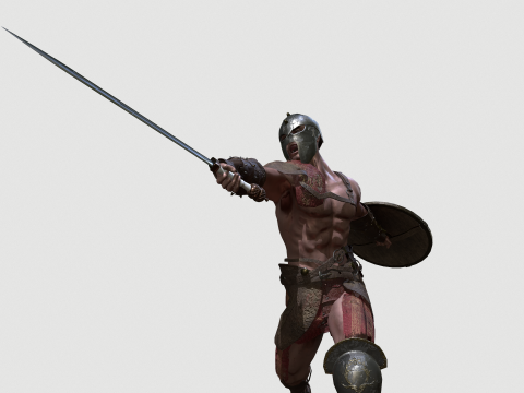 Gladiator 3D Model