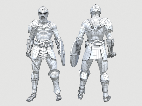 Gladiator 3D Model