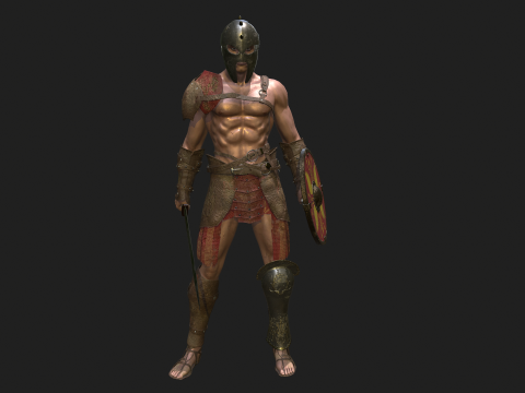 Gladiator 3D Model