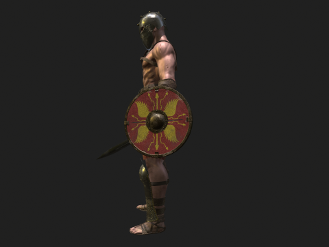 Gladiator 3D Model
