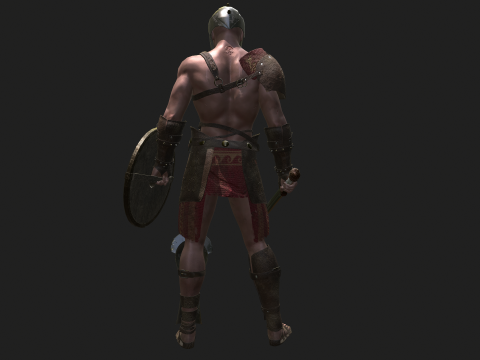 Gladiator 3D Model