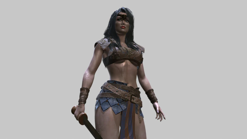 Gladiatrix 3D Model .c4d .max .obj .3ds .fbx .stl .blend 