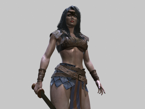Gladiatrix 3D Model
