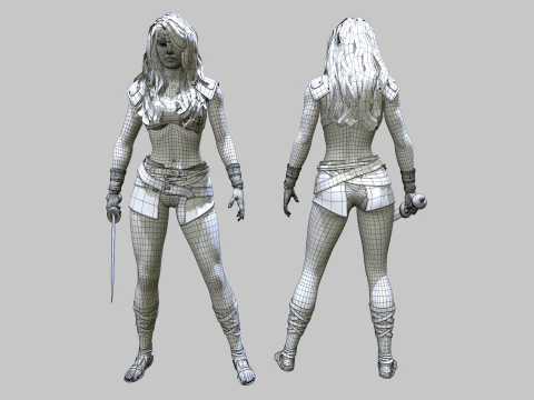Gladiatrix 3D Model