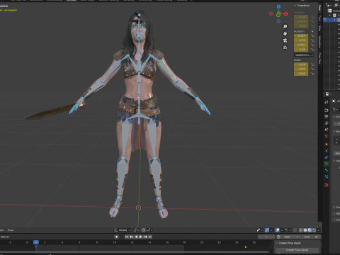 Gladiatrix 3D Model