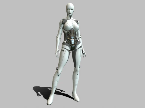 Android Girl 3D Модель