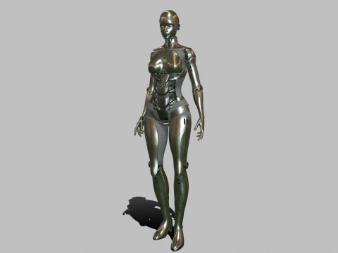 Android-M&auml;dchen 3D Modell