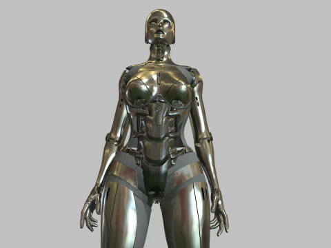 Android-M&auml;dchen 3D Modell