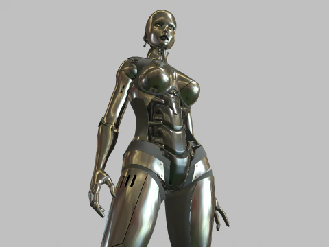 Android-M&auml;dchen 3D Modell