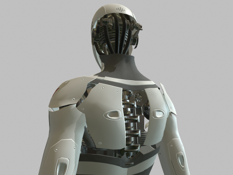 Gadis Android Model 3D