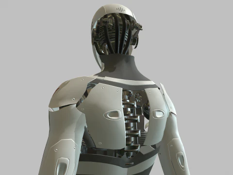 Android-M&auml;dchen 3D Modell