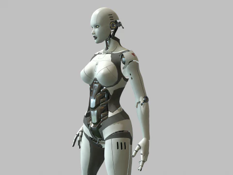 Android-M&auml;dchen 3D Modell