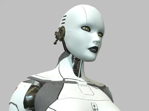 Android-M&auml;dchen 3D Modell