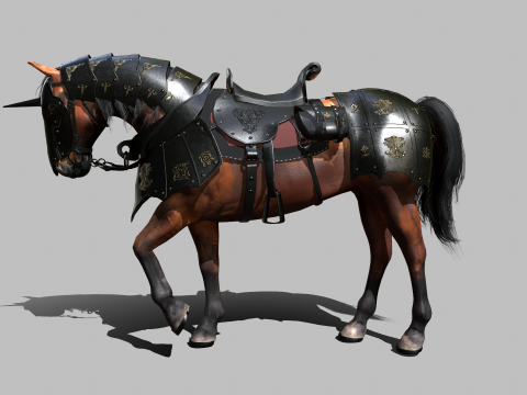 War Horse 3D Model