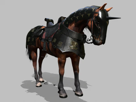 Cavallo da guerra Modello 3D