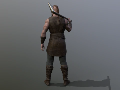 维京狂战士 3D 模型