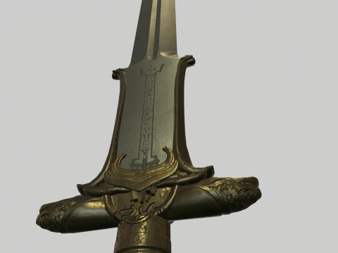 Атлантический меч 3D Модель