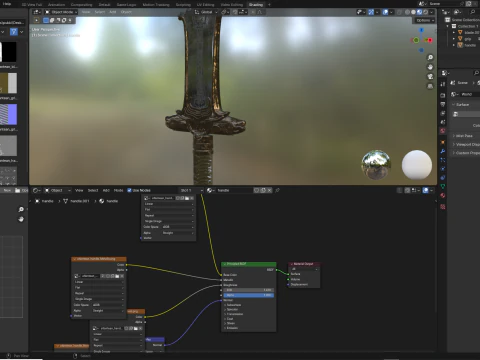 Атлантический меч 3D Модель