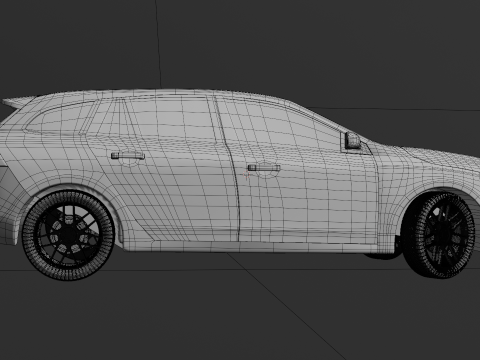 car Volvo V60 2013 - 2018 restyling 3D Model