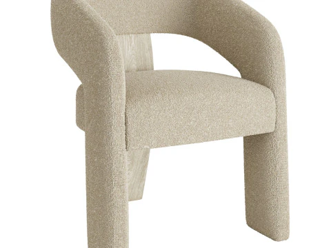 Soft Arm Chair set 3D Model