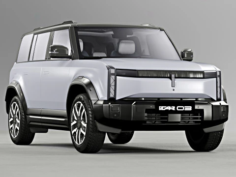 Chery icar 03 2024 com interior Modelo 3D