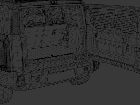 Chery icar 03 2024 with Interior 3D Model