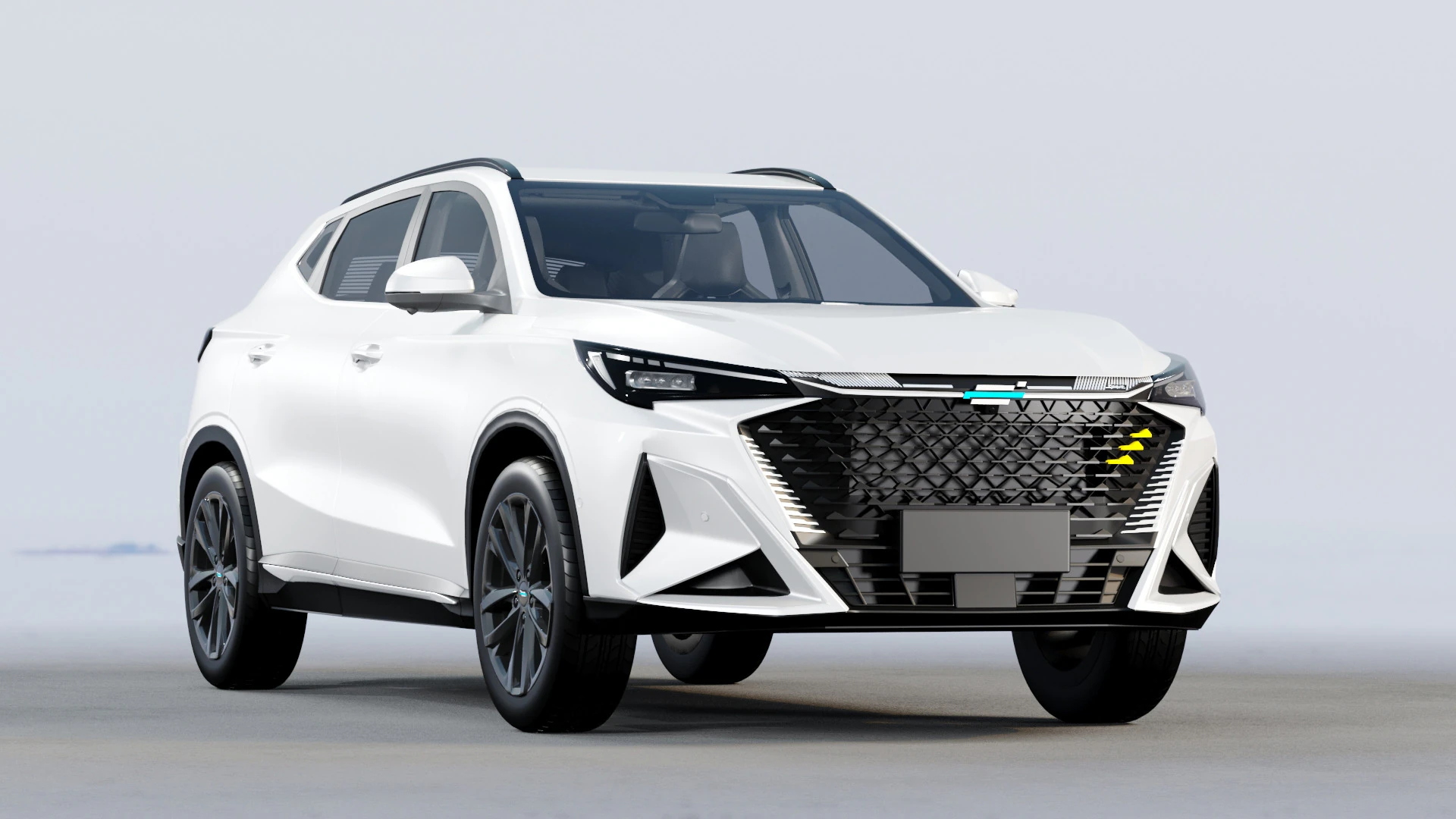 Changan oshan x5 plus with interior 3D Model .c4d .max .obj .3ds .fbx .stl .blend