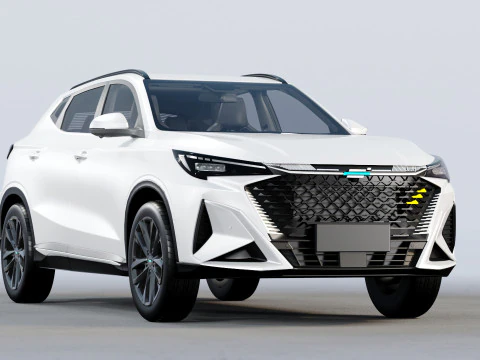 Changan oshan x5 plus avec int&eacute;rieur Modèle 3D