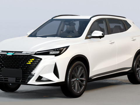 Changan oshan x5 plus with interior 3D 模型