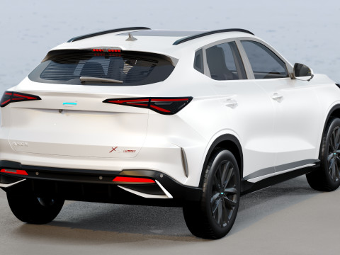 Changan oshan x5 plus with interior 3D 模型