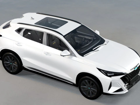 Changan oshan x5 plus with interior 3D Model