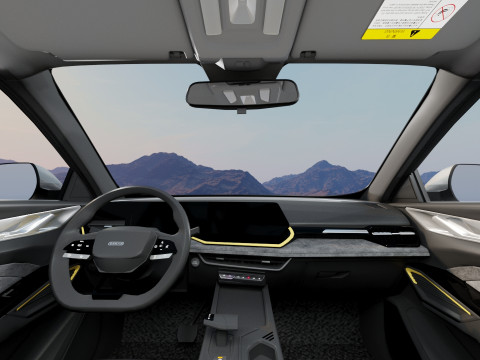 Changan oshan x5 plus with interior 3D 模型