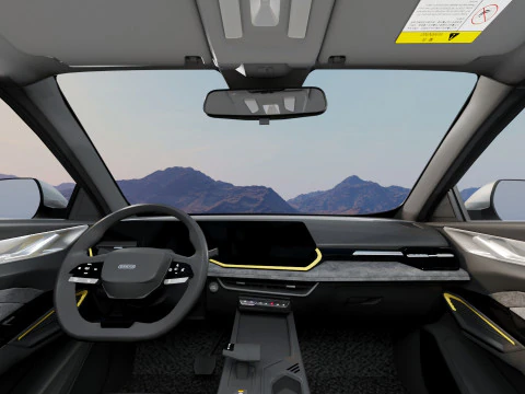 Changan oshan x5 plus with interior 3D Model