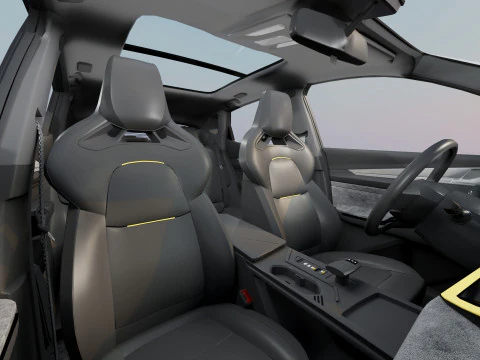 Changan oshan x5 plus with interior 3D Model