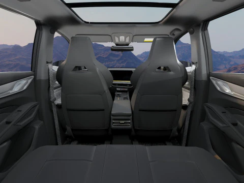 Changan oshan x5 plus with interior 3D Model