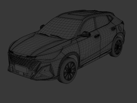Changan oshan x5 plus with interior 3D 模型