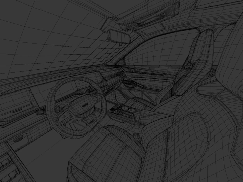 Changan oshan x5 plus with interior 3D Model