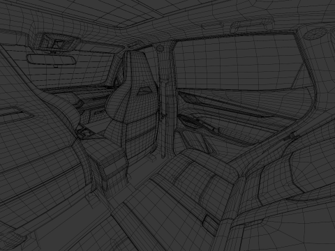 Changan oshan x5 plus with interior 3D 模型